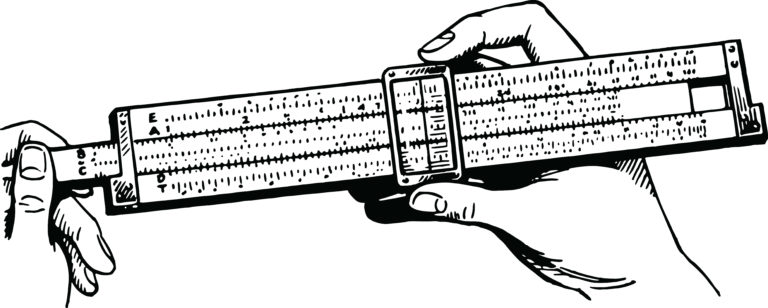 Sliderule – the eco-friendly computer from days of old