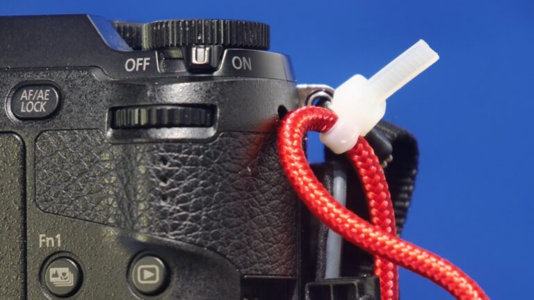 Preventing cable connectors from falling out of cameras