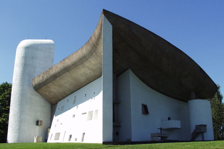 Le Corbusier´s Ronchamp Chapel “Notre Dame du Haut”, France.