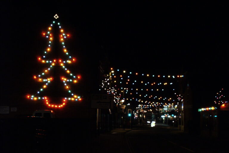 Christmas lights in Lyndhurst