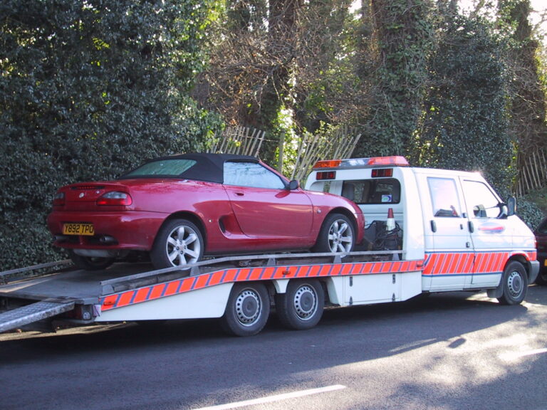 MGF towed away again