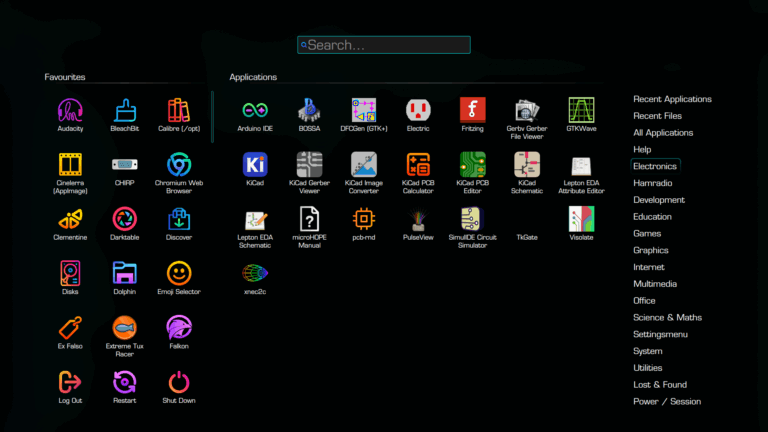 A fully loaded Debian 13 system