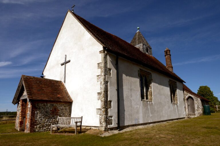 St Huberts Church and Rowlands Castle