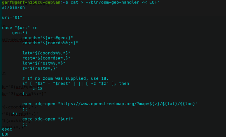 Fixing geo URI links in Firefox for OSM
